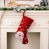 Рождественский чулок 18" Большой Каминные Подвесные Носки с Рисунком Санты Снеговика Рождественские Конфетные Мешки для Праздничного Украшения Стены Дерева