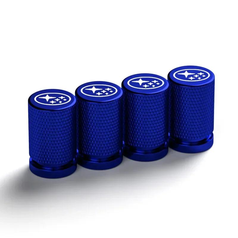 4Pcs Car Logo Wheel Tire Valve Caps Protection Alloy Covers for Subaru STI Forester Impreza Legacy Outback XV BRZ WRX Tribeca VV333