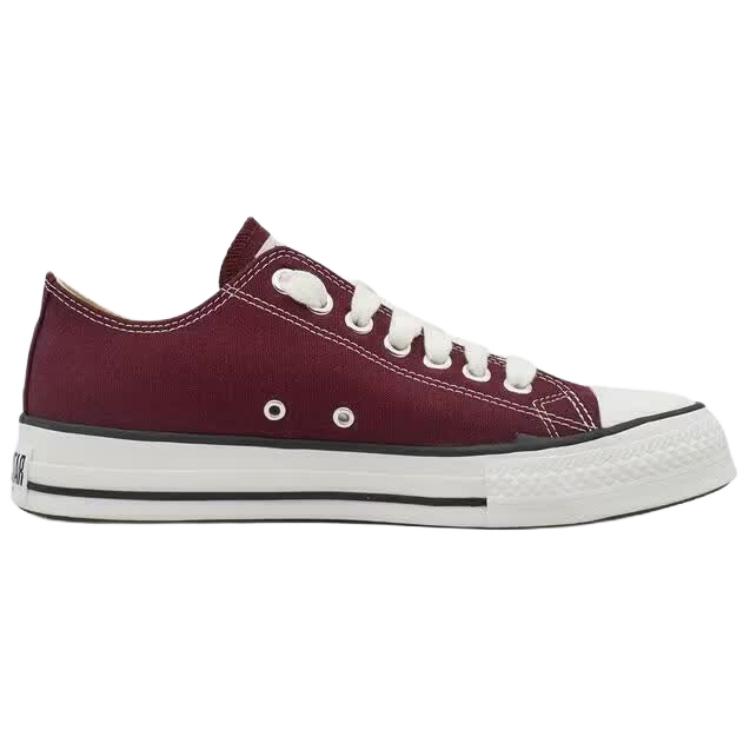 Converse Кеды Chuck Taylor Сезонные Удобные Универсальные Низкие Канвасовые Унисекс Бордовый A20073C