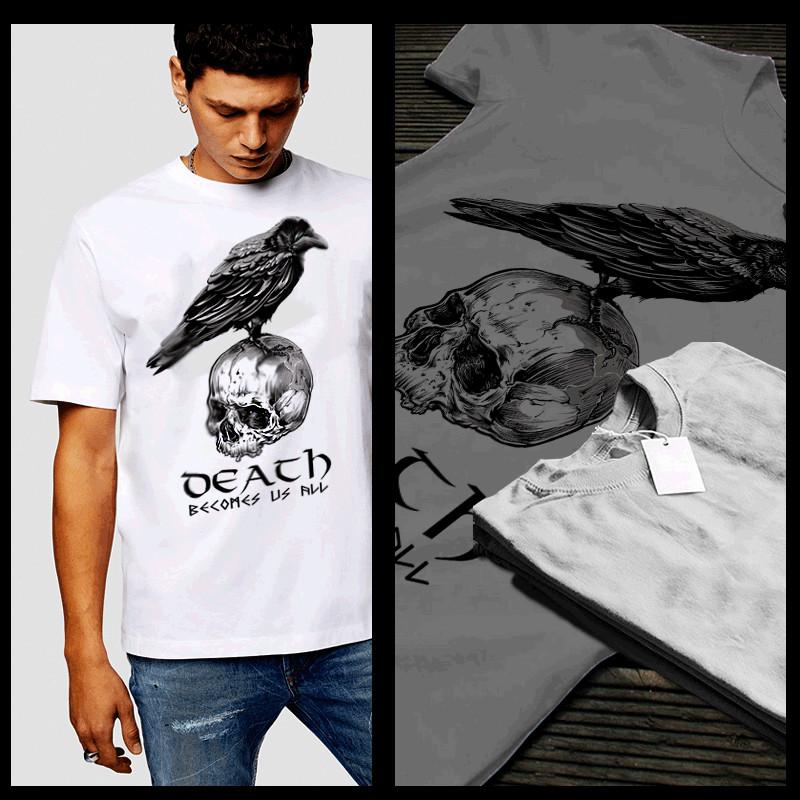 Warrior T-Shirt Viking Nordic Savage Warlord Odin Till Valhalla Death Combat Tee