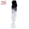 Ombre Braiding Hair Extensions 24inch 115g Synthetic Jumbo Braids Hair Fiber Pink Purple Blue Green