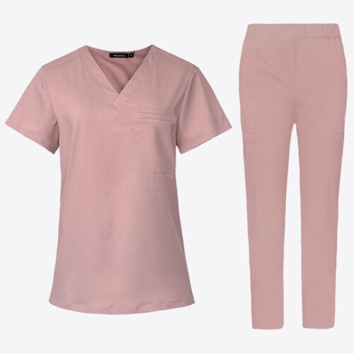 Unisex Medical Uniforms Doctor Men Nursing Clothes Beauty Costume Nurse Scrubs Sets Dentist Workwear Clinical Tops Pants