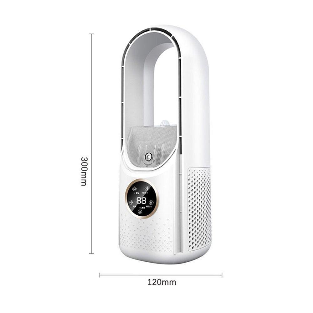 Timer Function Electric Fan 6 Speed Control Leafless Desk Fan New Cooling Humidifier Fan
