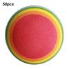 50PCS EVA Lightweight Wear Resistant Indoor Practice Stripe Golf Foam Ball Colorful Pet Cat