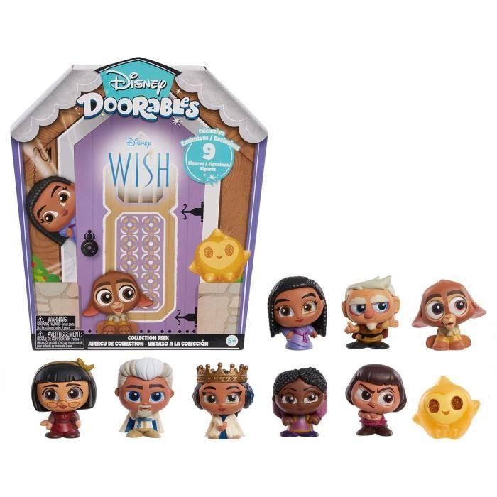 Doorables Wish Coffret Collector, Doorables Disney, 9 figurines exclusives dont 1 rare aléatoire, Modèle aléatoire, Dès 5 ans