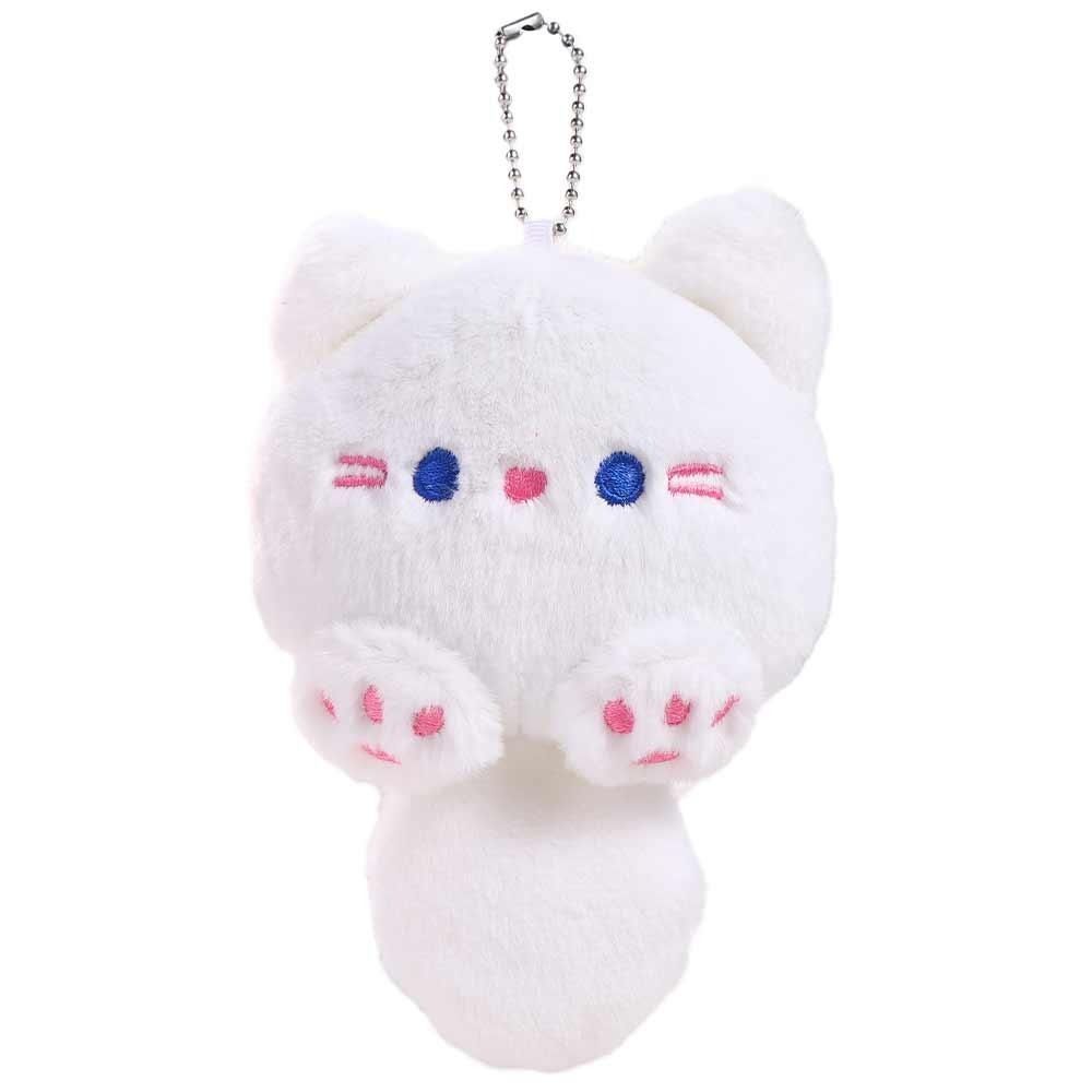 Плюшевая Плюшевая Кошка Брелок Хлопок ПП Плюшевая Кошка Кукла Подвеска Пищащая Кошка Плюшевый Брелок Рождественский Подарок