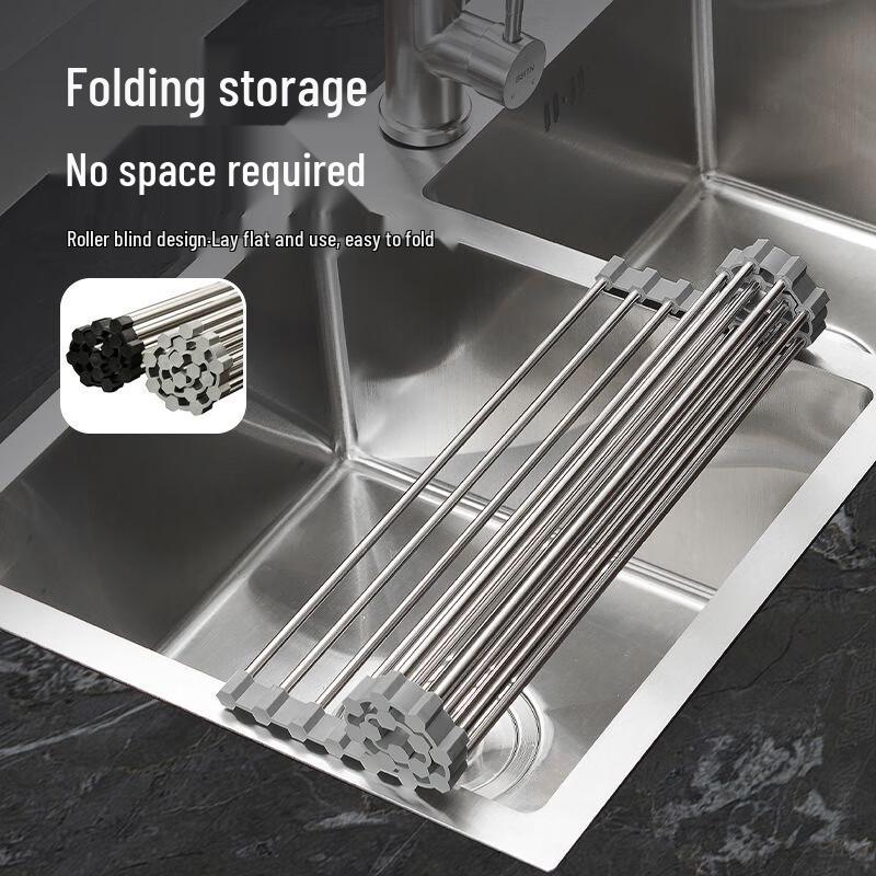 Zhaoran Foldable Kitchen Sink Draining Rack