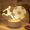 Creative 3D Football Night Light - Desktop, Bedroom Atmosphere, Room Decoration, Novelty, Sports Enthusiast Gift