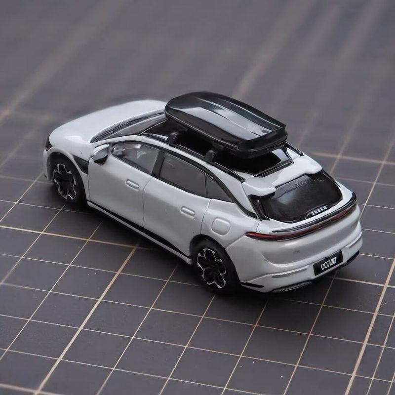 Ббураго 1:64 Zeekr 007Gt Спортивный универсал Модель Литьевой металл Новые энергетические транспортные средства Модель автомобиля Симуляция Подарки для детей