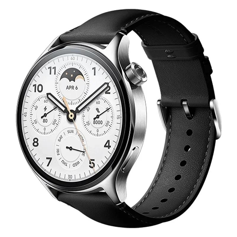 Кожаный ремешок для Xiaomi Watch S3 S1 Pro/S1 и MI Color 2/S1 Active Кожаный ремешок для универсального браслета 22 мм Аксессуары