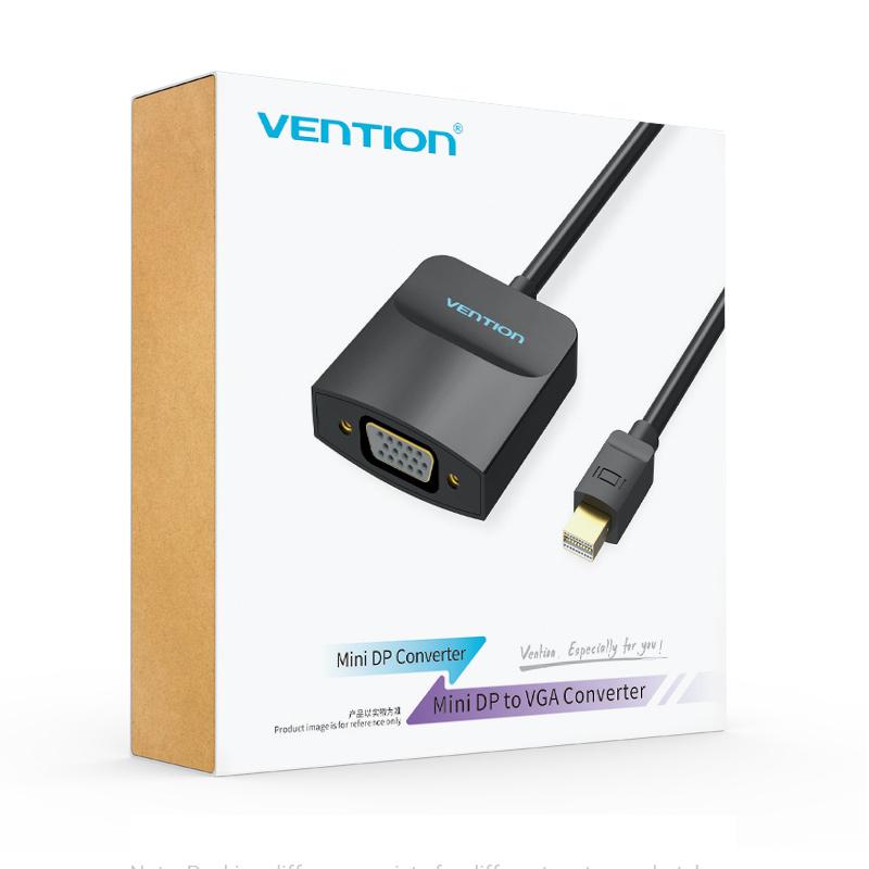 Адаптер Vention Displayport to VGA 1080P Display Port Male to VGA Female Converter для проектора HDTV монитора DP to VGA адаптер