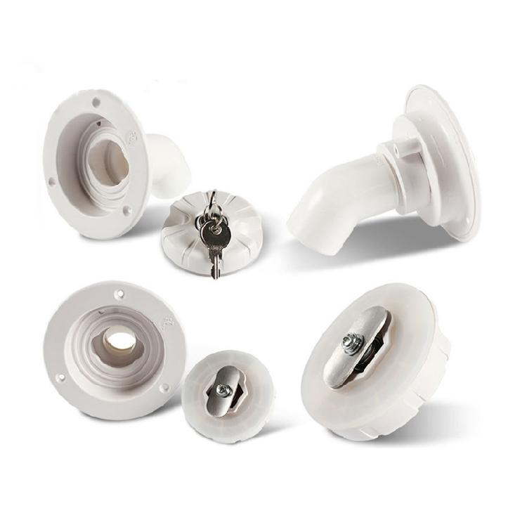 RV for Fresh Water Locking Cap with Inlet Gravity Filling for Hatch for Camping