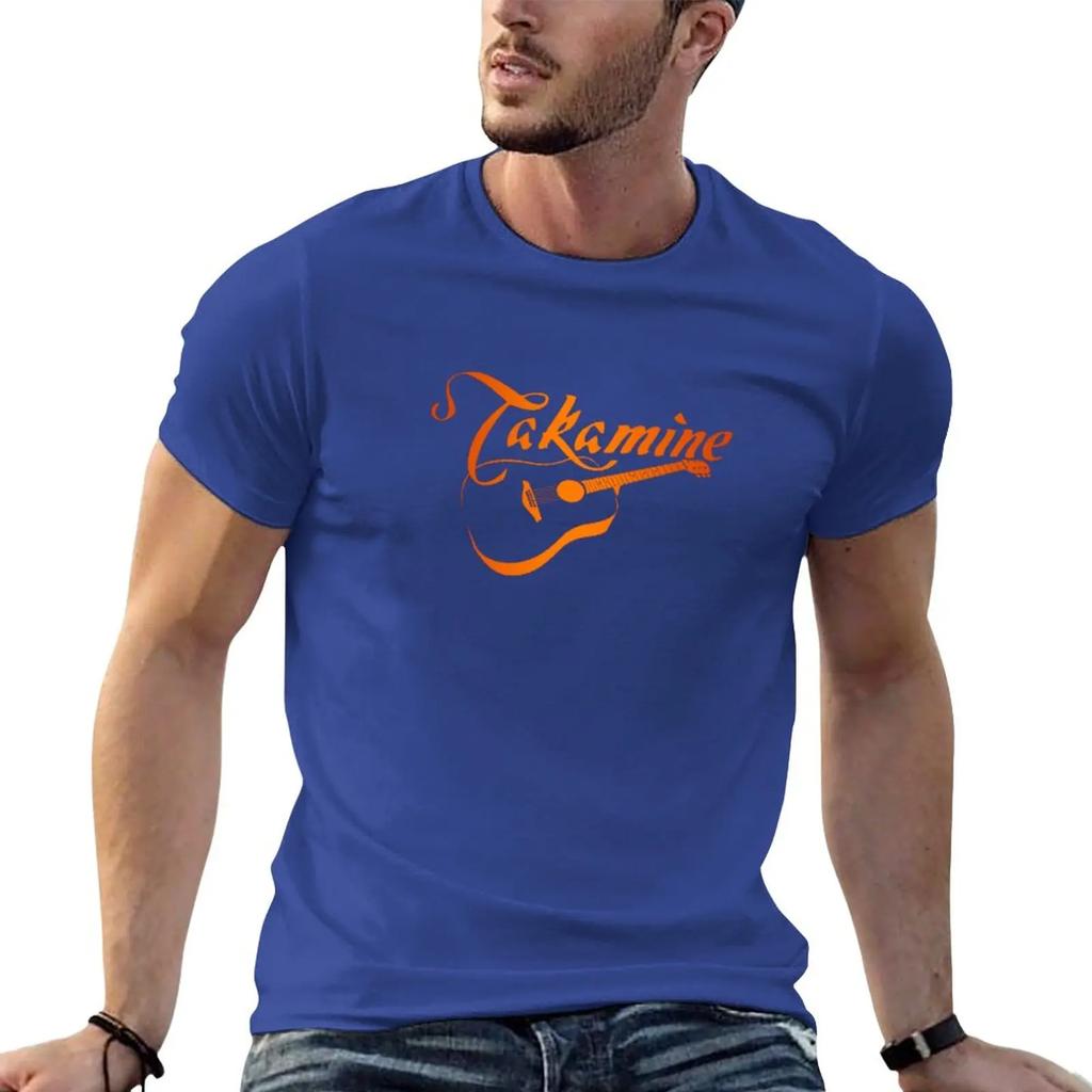 Takamine Guitars T-Shirt funny t shirts oversized t shirt summer clothes plain black t shirts
