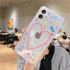 Прозрачный чехол для телефона с сердечком для Iphone 11 12 Pro Mini X Xs Max Xr, милый мягкий прозрачный чехол из ТПУ для Iphone 7 8 Plus, чехол
