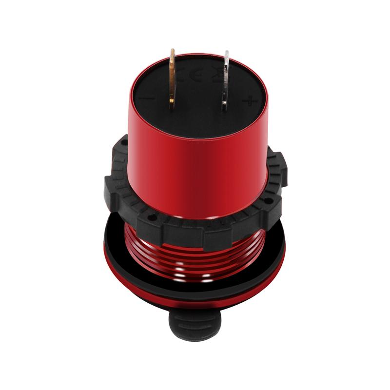 LMoDri Автомобильное быстрое зарядное устройство QC 3,0 Адаптер питания Dual USB Автомобильный интеллектуальный разъем постоянного тока 12 В-24 В прикуриватель для