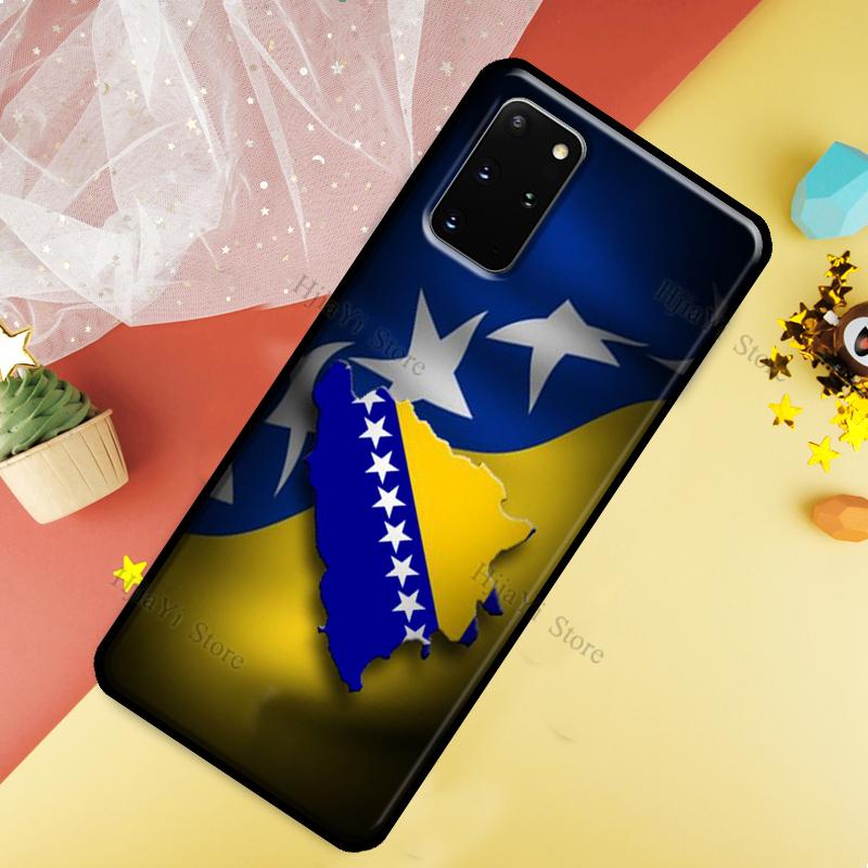 Чехол с флагом Боснии и Герцеговины для Samsung Galaxy S22 Ultra S20 FE S8 S9 S10 Note 10 Plus Note 20 S21 Ultra