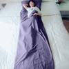 Sleeping Bag with Pillowcase Super Soft Wear Resistant Waterproof Non-Fading Lightweight Foldable Travel Sheet
