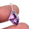 Натуральный африканский аметист, драгоценный камень, 925 стерлинговое серебро, подвеска-подарок, 1" d1Q22