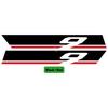 POSFIRA Motorcycle Front Fairing Sticker Vinyl Decals for Yamaha Tracer 9 Tracer9 2025 Motorbike Decoration Accessories