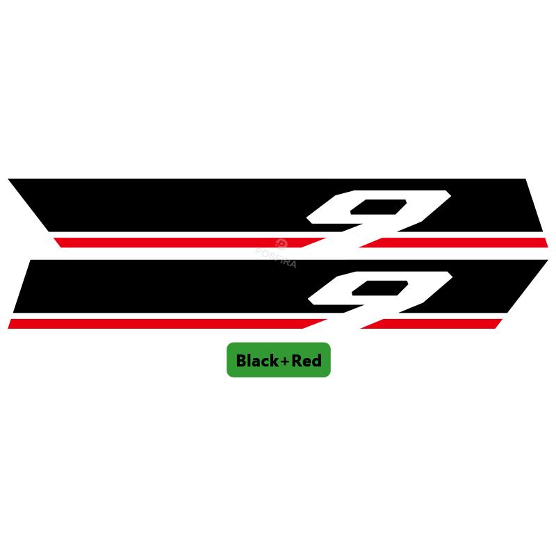POSFIRA Motorcycle Front Fairing Sticker Vinyl Decals for Yamaha Tracer 9 Tracer9 2025 Motorbike Decoration Accessories