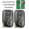 271451-0140 Умный брелок-ключ для Lexus ES350 IS250 IS350 GS300 GS350 LS460 LS600h LX570 4D Чип 314.3/434MHz Бесключевой доступ Ключ от автомобиля