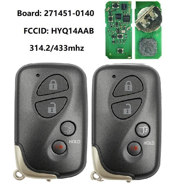 271451-0140 Умный брелок-ключ для Lexus ES350 IS250 IS350 GS300 GS350 LS460 LS600h LX570 4D Чип 314.3/434MHz Бесключевой доступ Ключ от автомобиля