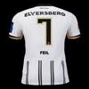 25/26 Новый стиль Домашняя футболка SV Elversberg Мужская Повседневная Свободная Быстросохнущая Дышащая Спортивная футболка Футбол Тренировка Унисекс Топ