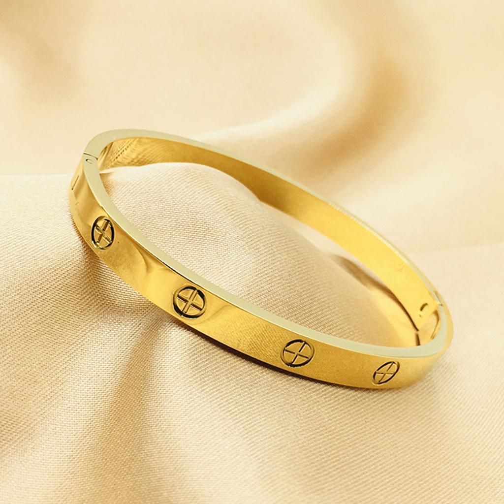 Браслет из нержавеющей стали для женщин, простые браслеты с крестом на руку, парные браслеты, ювелирные аксессуары, подарки