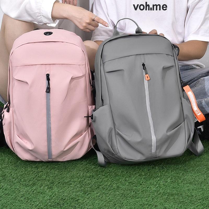 Versatile Waterproof Laptop Bag With Usb Port Suitable For Casual Travel 15-inch Computer Size Black/grey/pink