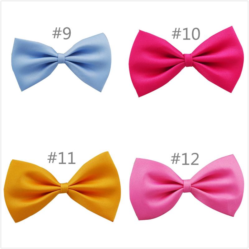 Абсолютно новый модный детский однотонный свадебный смокинг для мальчика, ребенка, разноцветные галстуки-бабочки, галстук-бабочка, новинка