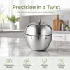 60 Minutes Mechanical Kitchen Timer Stainless Steel Manual Cooking Timer  Cooking Baking
