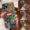 Логотип Marvel Мстители Герои Прозрачный Чехол Для Телефона Для iPhone 17 Pro Max 17E 11 12 13 14 15 16 Pro Max Plus 17 Air 16E 7 XS Чехол