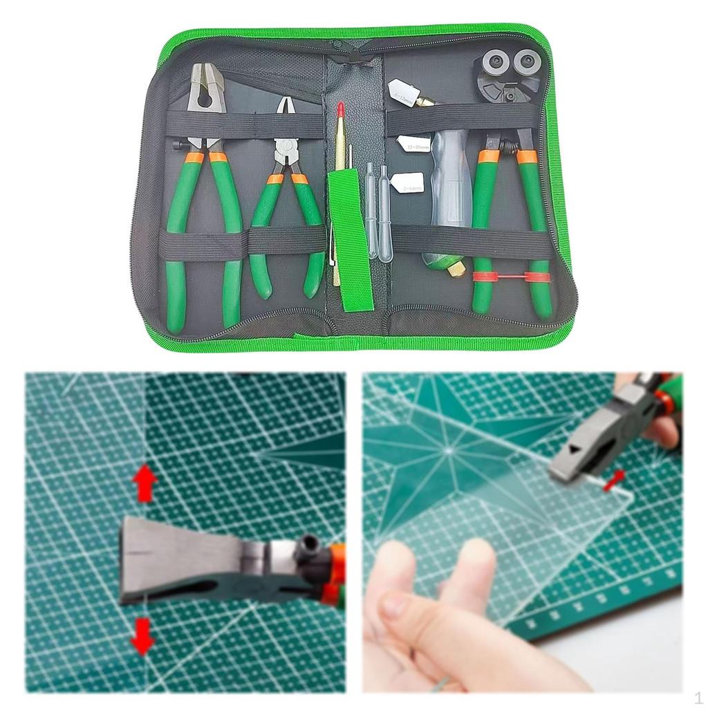 Glass Tool Breaking Pliers Ergonomic Handle Heavy Duty Breaker Tile Nippers for Mirror Fusing