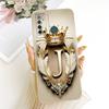 For Tecno Spark Power 2 LC8 Feather Crown Initial Letter Phone Case For Tecno Spark Power2 Soft Silicone Covers Bumpers