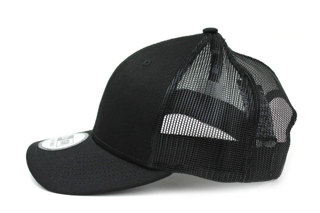 [New Era] Trucker Cap Low Profile Snapback BLACKBLACK