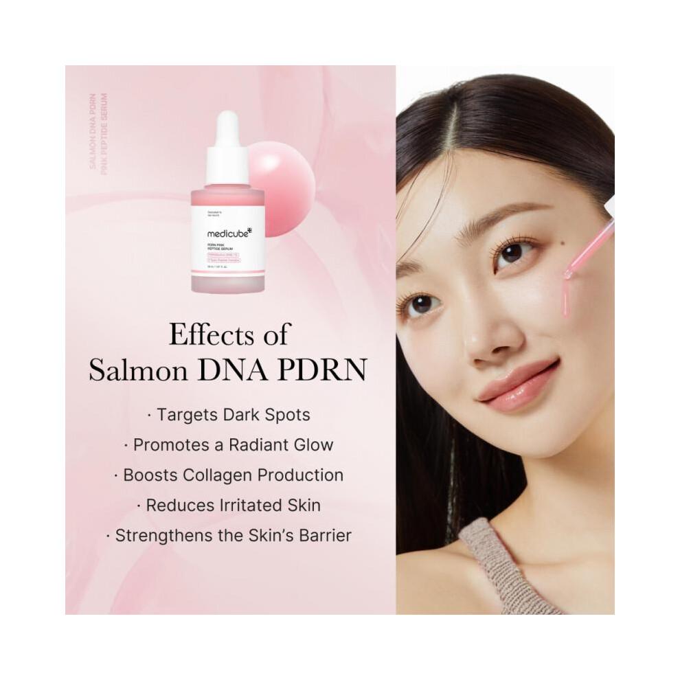medicube PDRN Pink Peptide Serum 30ml - 213124 | Salmon PDRN, anti-aging, elasticity, brightening, hypoallergenic