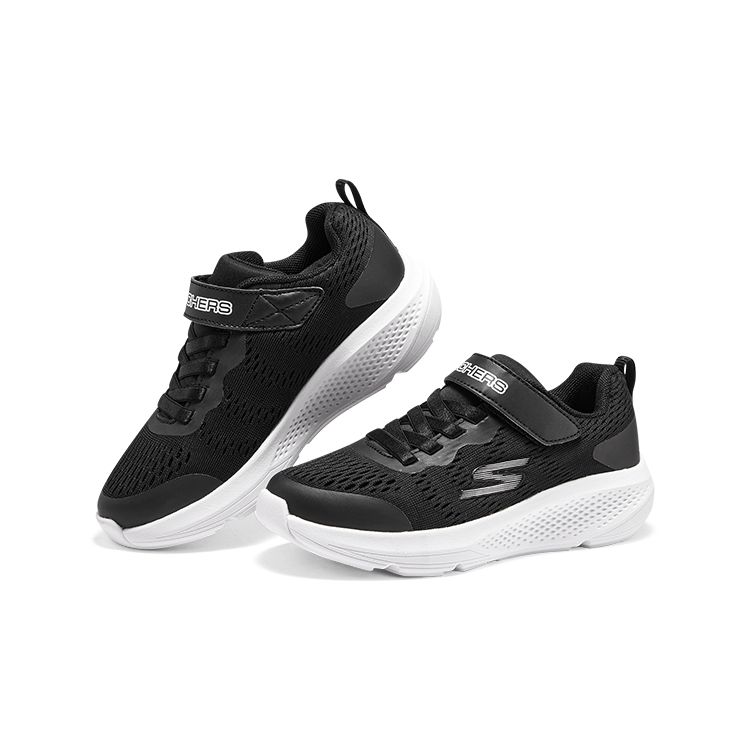 Skechers Go Run Elevate Низкие Детские Беговые Кроссовки Детские беговые кроссовки Черно-белый 303912L-BLK