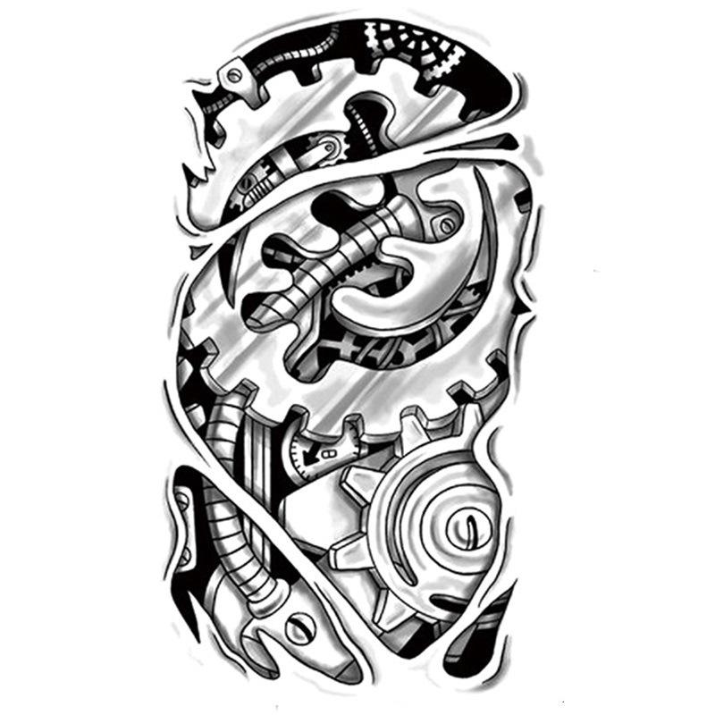 Наклейка на татуировку на руку с цветком, крылья ангела, череп, ветер, набор для переноса на воду, водонепроницаемая наклейка на татуировку