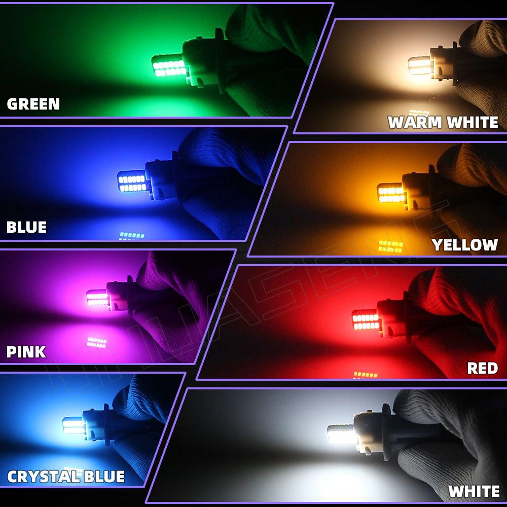 UHUASENG 12V 24V C5W Led C10W Bulb T10 W5W BA9S Festoon 28mm 31mm 36mm 39mm 41mm 31 mm Lamp Red Blue Pink Warm White Car Light License Plate Lights 2