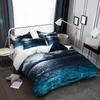 3pcs Polyester Duvet Cover Set 3D Moonlit Landscape Print Bedding Set, Soft Comfortable Duvet Cover