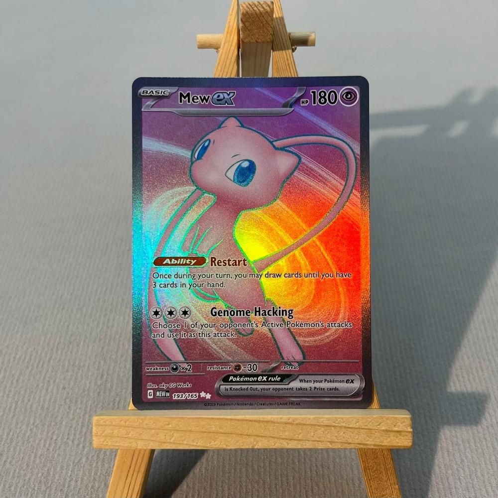 MEW PTCG13-003 Tcg прокси PKM Карты Чаризард ex Бульбазавр Чармилион Редкая Коллекция Боевые Игрушки Подарки для Хобби домашняя игра