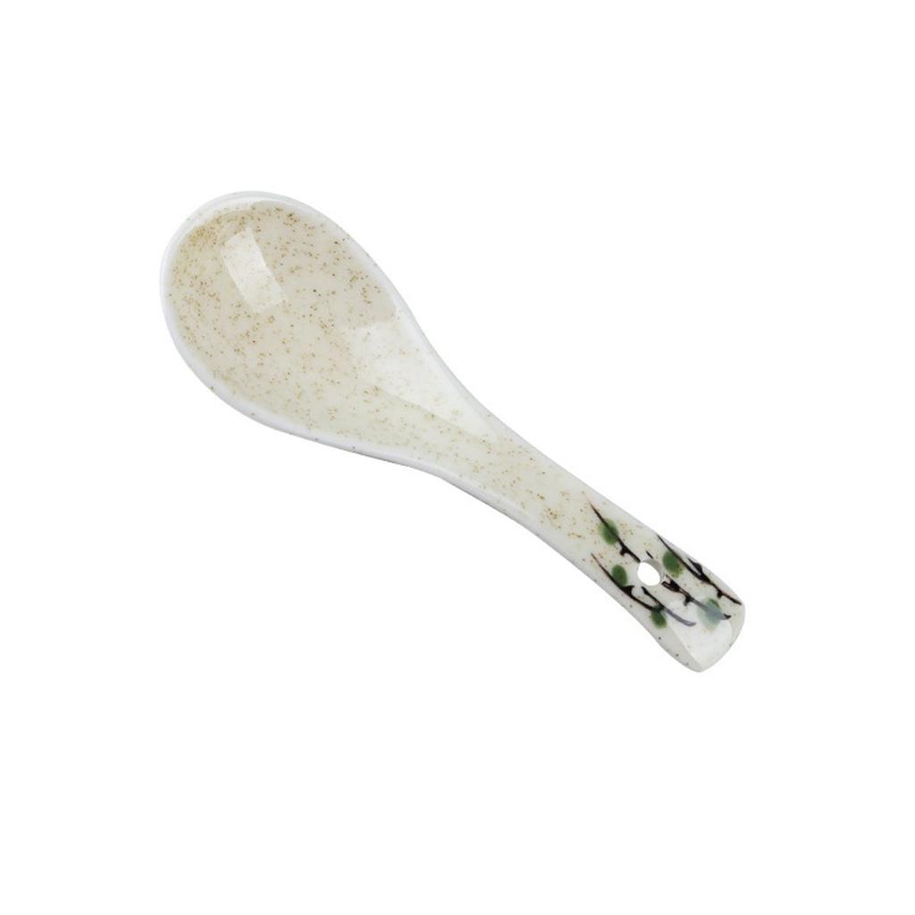 Перемешивание Взрослые Японский Стиль Еда Керамическая Обеденная Посуда Ложки Кухонная Утварь Столовые Приборы Посуда