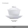 Jingdezhen Ceramic White Porcelain Gaiwan Tea Cup