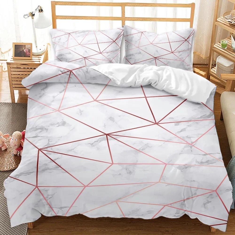 Comforter S Simple Personalized Watercolor Painting Bedding Set Winter S Kids Adult Bedding Geometric Bed Sets