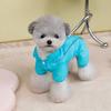 Spring Dog Clothes Simple Outdoor Four-legged Leather Label Sunscreen Clothes Small Dog Than Bear Teddy Thin Pet Clothes