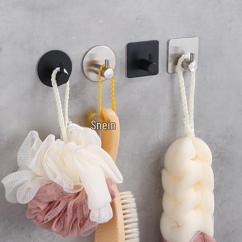 Настенный крючок из нержавеющей стали 304 без проколов — прочный, клейкий, не оставляющий следов крючок для полотенец и одежды