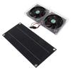 Комплект вентилятора на солнечной панели Водонепроницаемый Портативный Экологичный Солнечный вытяжной вентилятор для улицы 100 Вт 12 В Одинарная панель