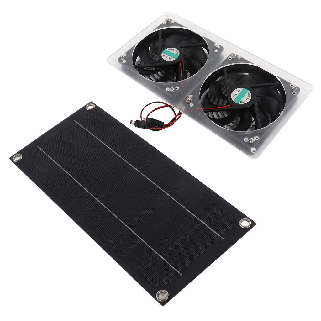 Комплект вентилятора на солнечной панели Водонепроницаемый Портативный Экологичный Солнечный вытяжной вентилятор для улицы 100 Вт 12 В Одинарная панель