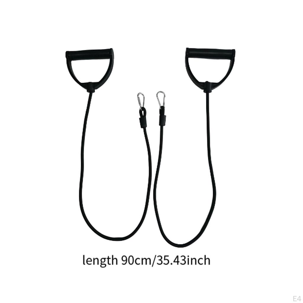 Grips Pull Up Handles 1Pair Back Weightlifting Bar Cable for Gym Row Attachment