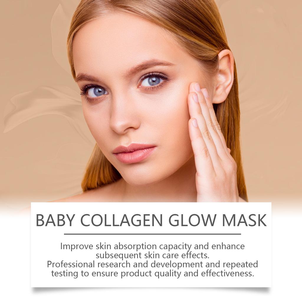 EELHOE Peel Off Overnight Collagen Face Mask Гидролизованная коллагеновая маска для лица для эластичности и увлажнения, подтяжки кожи, уменьшения провисания и морщин